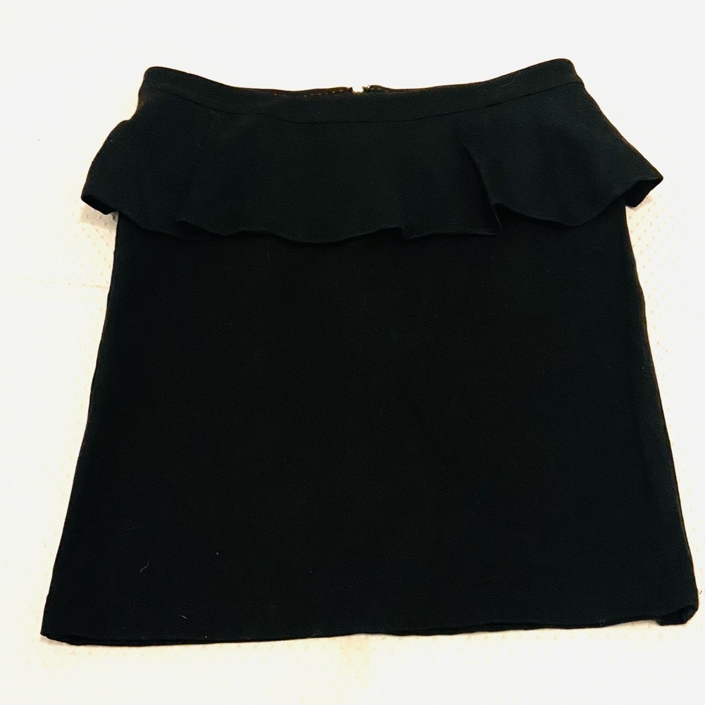 Alice + Olivia Black Employed Skirt, size 6. Stock Photo #2